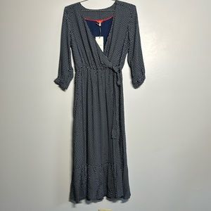 NWT Joules Fixed-Wrap Dress